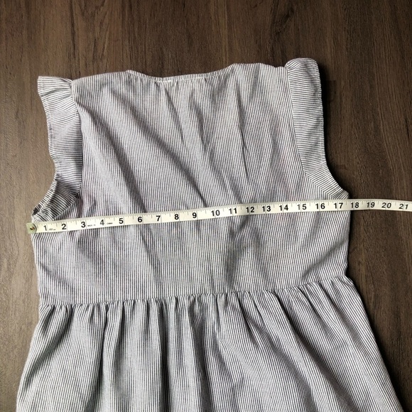 Savanna Jane Shirt Womens Size Small Striped Embroidered Top Boho Floral Aztec - Picture 4 of 8